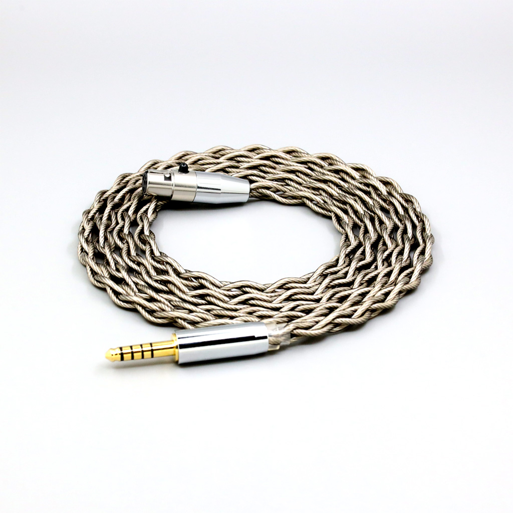 99% Pure Silver + Graphene Silver Plated Earphone Cable For Pioneer HDJ-X10 AKG K371BT Beyerdynamic DT177x GO Headphone