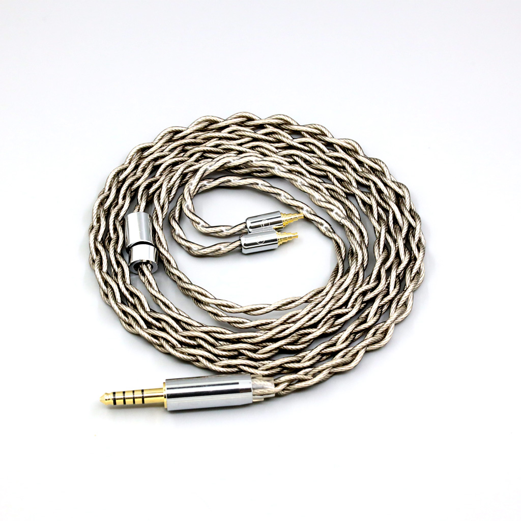 99% Pure Silver + Graphene Silver Plated Shield Earphone Cable For Sennheiser IE40 Pro IE40pro 4 core 1.8mm