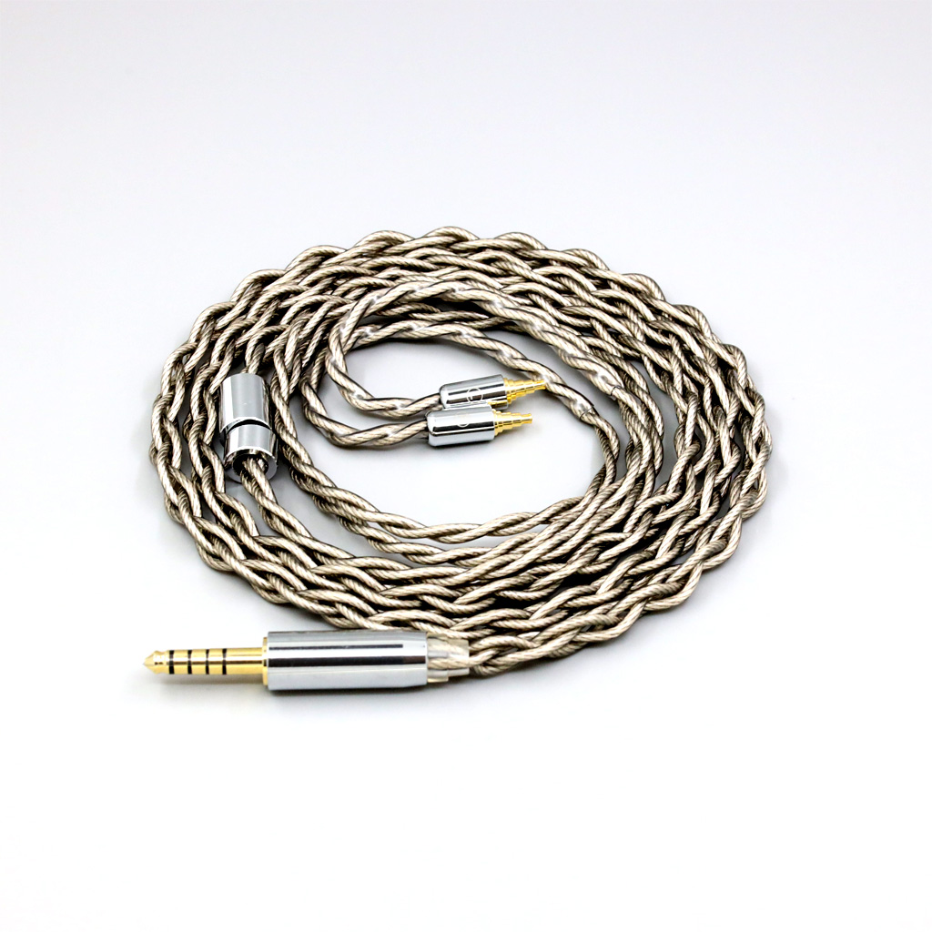 99% Pure Silver + Graphene Silver Plated Shield Earphone Cable For Sennheiser IE40 Pro IE40pro 4 core 1.8mm