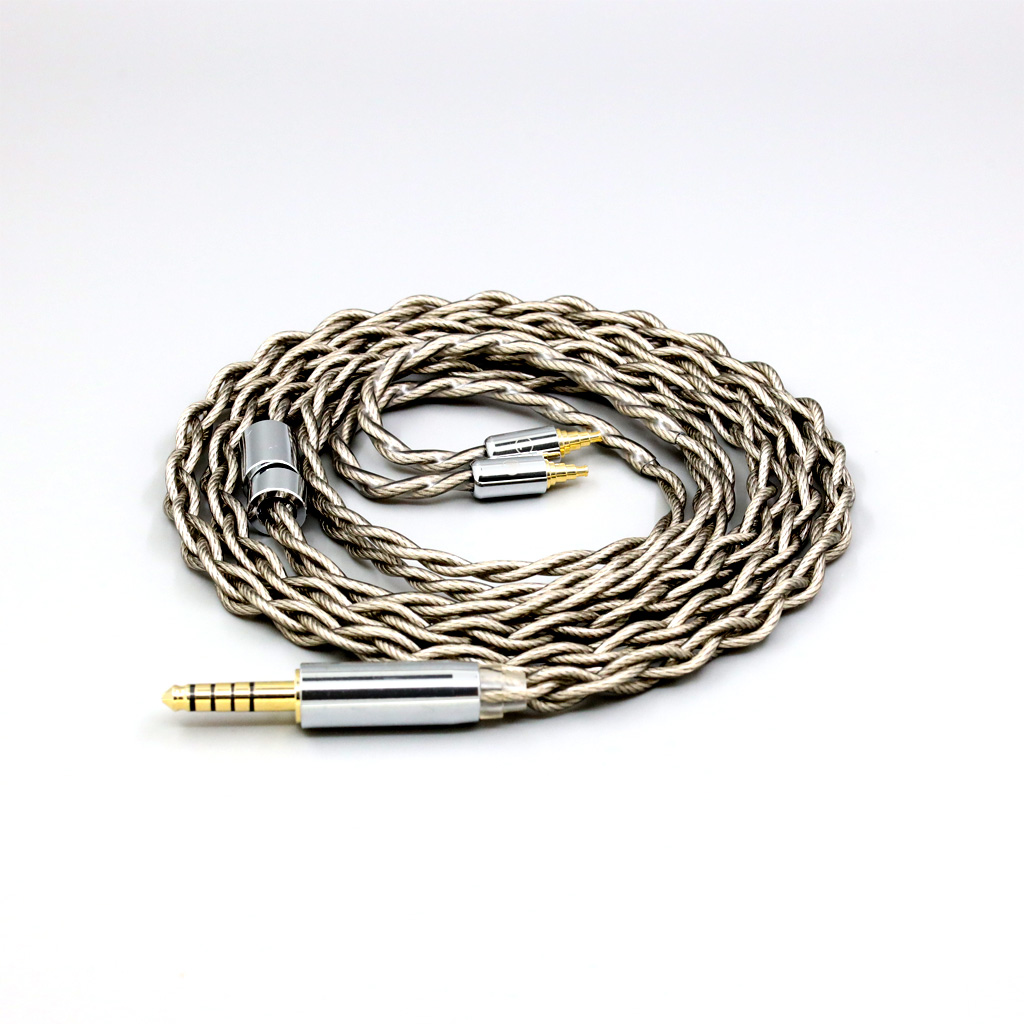 99% Pure Silver + Graphene Silver Plated Shield Earphone Cable For Sennheiser IE40 Pro IE40pro 4 core 1.8mm