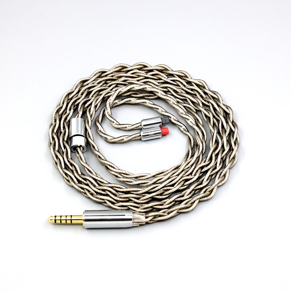 99% Pure Silver + Graphene Silver Plated Shield Earphone Cable for Audio-Technica ATH-IM50 IM70 IM01 IM02 IM03 IM04  