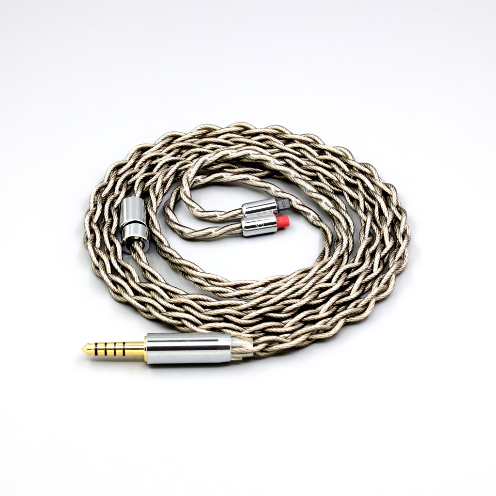 99% Pure Silver + Graphene Silver Plated Shield Earphone Cable for Audio-Technica ATH-IM50 IM70 IM01 IM02 IM03 IM04  