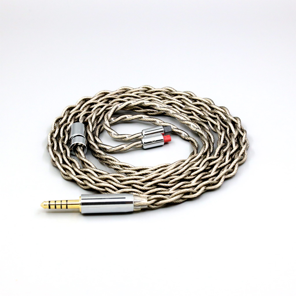 99% Pure Silver + Graphene Silver Plated Shield Earphone Cable for Audio-Technica ATH-IM50 IM70 IM01 IM02 IM03 IM04  