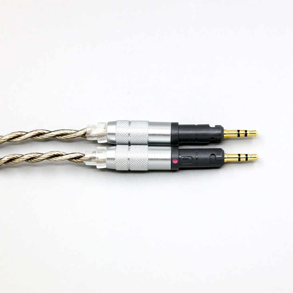 99% Pure Silver + Graphene Silver Plated Shield Earphone Cable For Audio-Technica ATH-R70X headphone Earphone headset