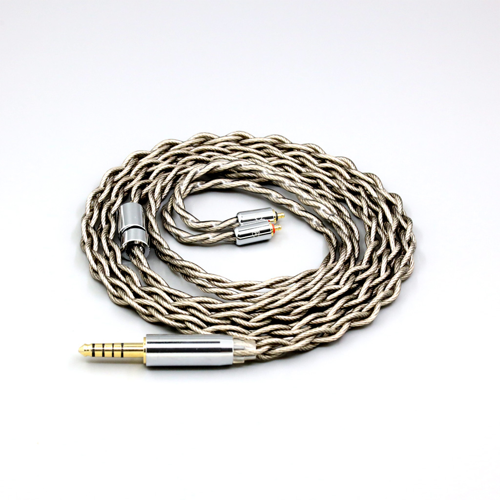 99% Pure Silver + Graphene Silver Plated Shield Earphone Cable For UE Live UE6 Pro Lighting SUPERBAX IPX 4 core 1.8mm