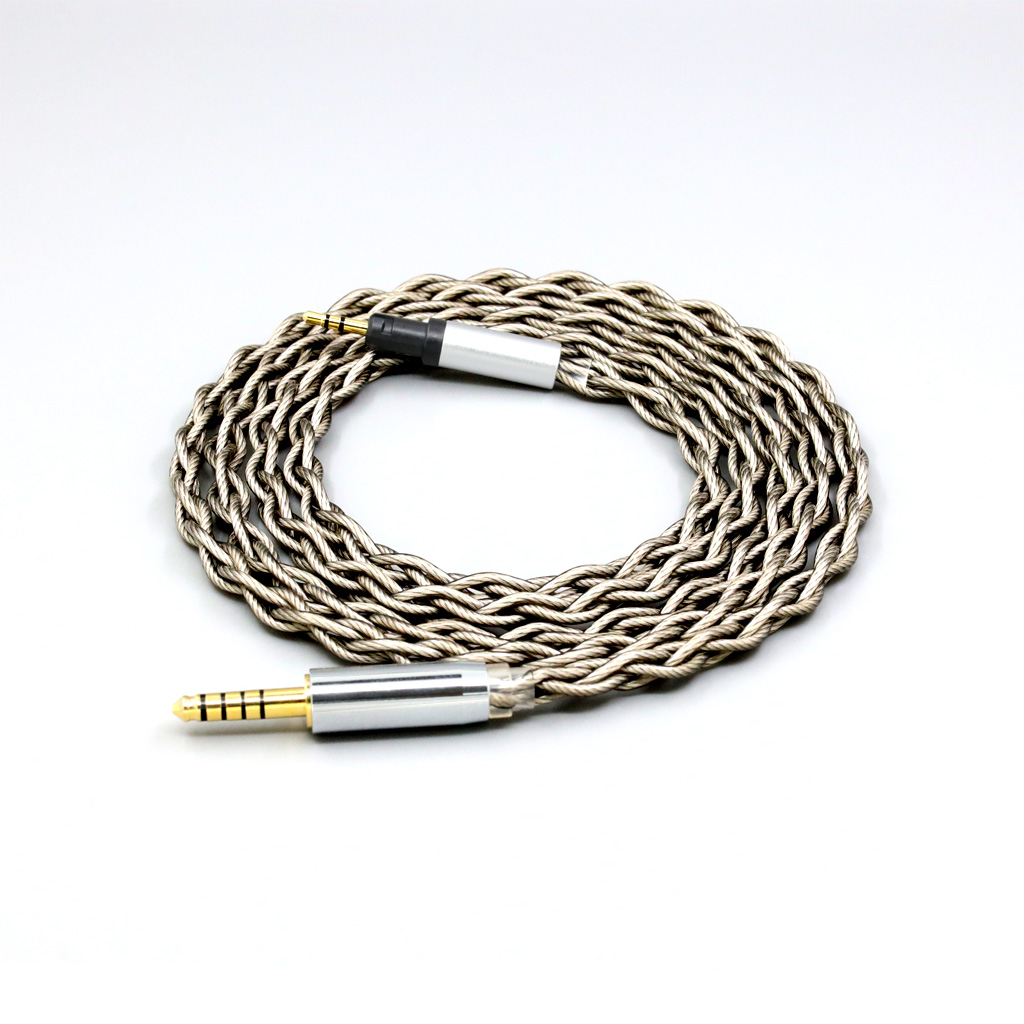 99% Pure Silver + Graphene Plated Shield Earphone Cable For Austrian Audio Hi-X15 Hi-X65 Hi-X50 X55 Headphone