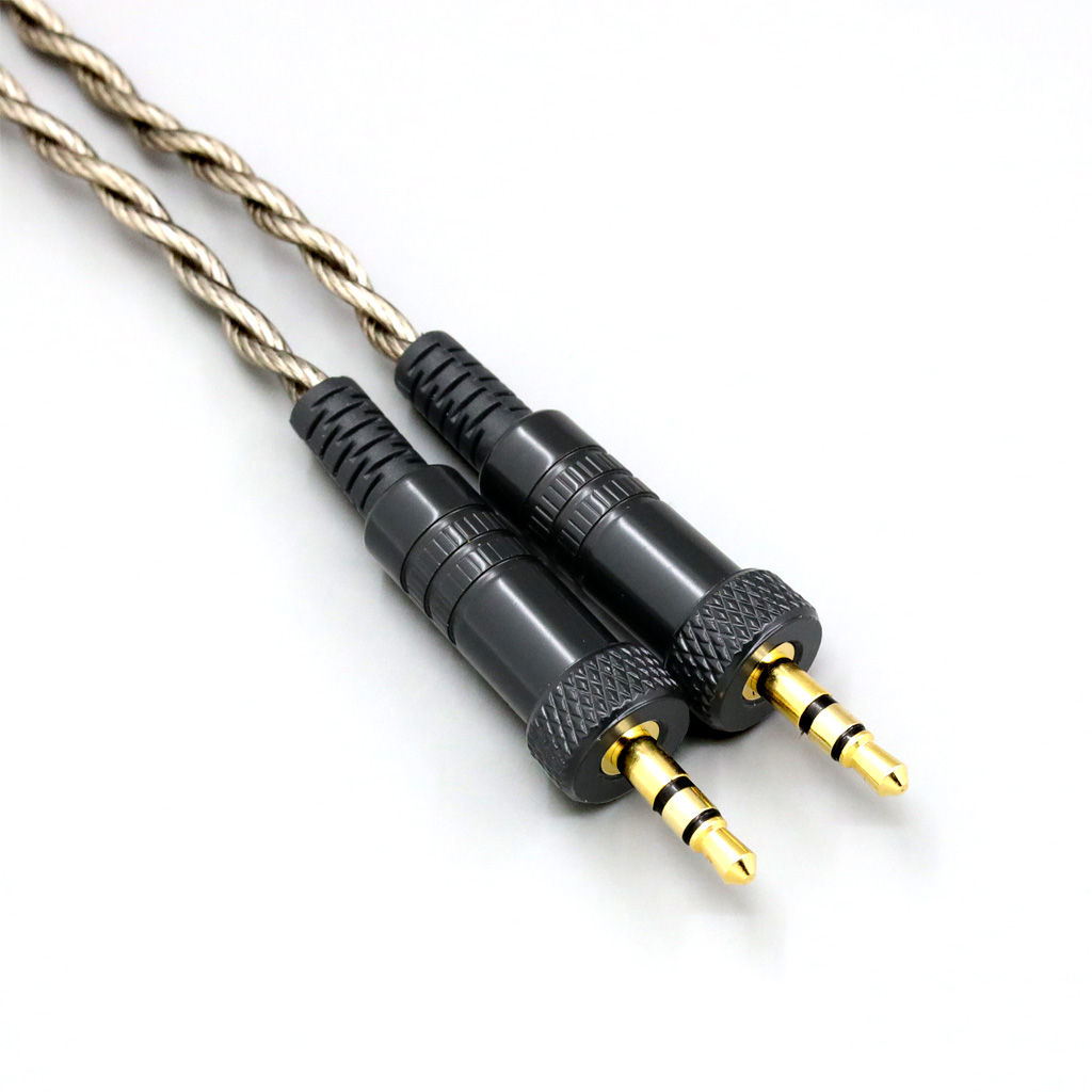 99% Pure Silver + Graphene Silver Plated Shield Earphone Cable For Sony MDR-Z1R MDR-Z7 MDR-Z7M2 With Screw To Fix 