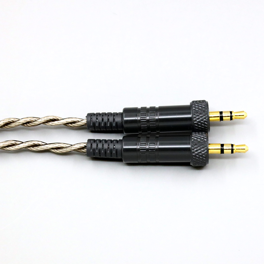 99% Pure Silver + Graphene Silver Plated Shield Earphone Cable For Sony MDR-Z1R MDR-Z7 MDR-Z7M2 With Screw To Fix 