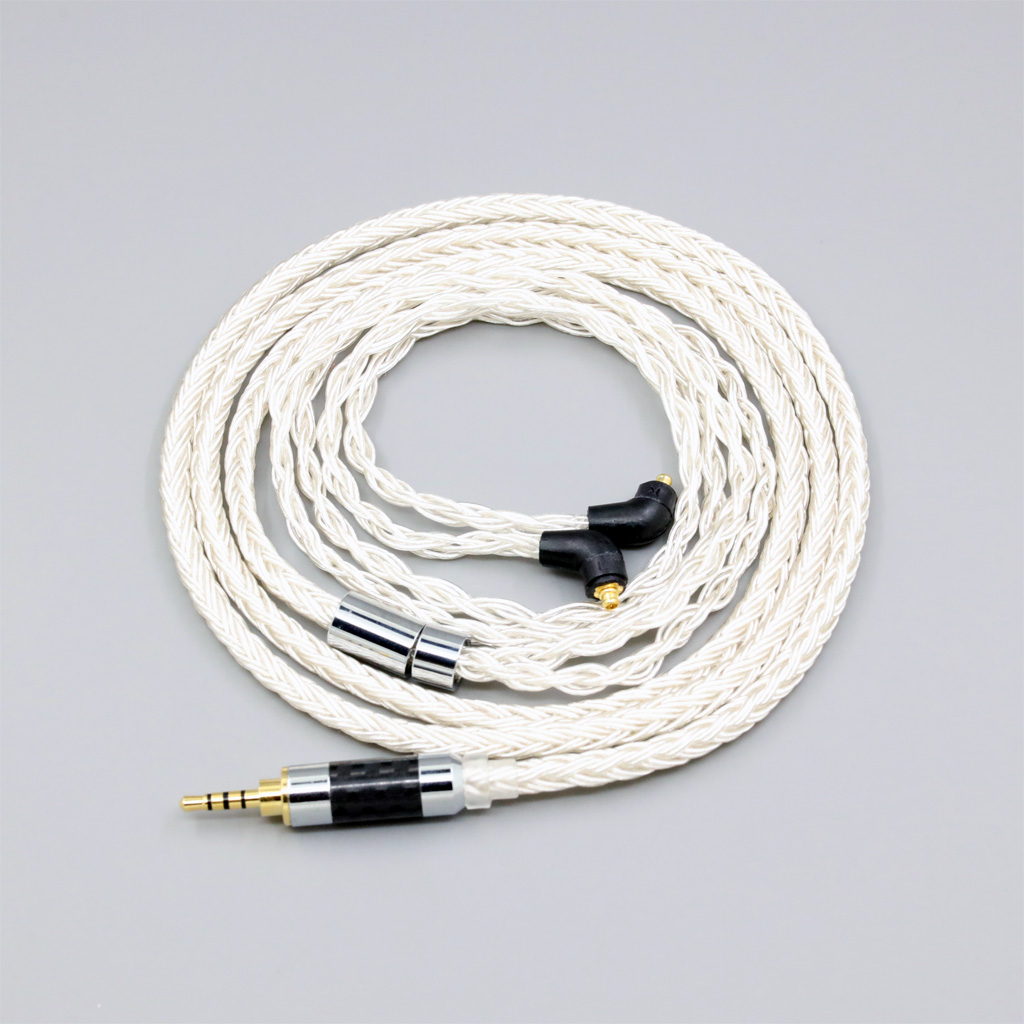 16 Core OCC Silver Plated Headphone Earphone Cable For Etymotic ER4SR ER4XR ER3XR ER3SE ER2XR ER2SE