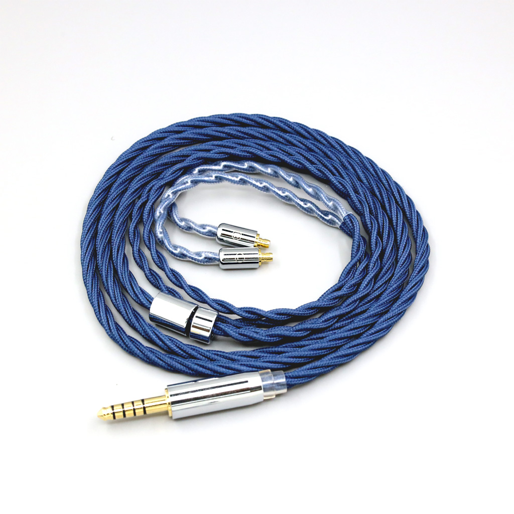 99% Pure Silver OCC Graphene Alloy Full Sleeved Earphone Cable For Acoustune HS 1695Ti 1655CU 1695Ti 1670SS