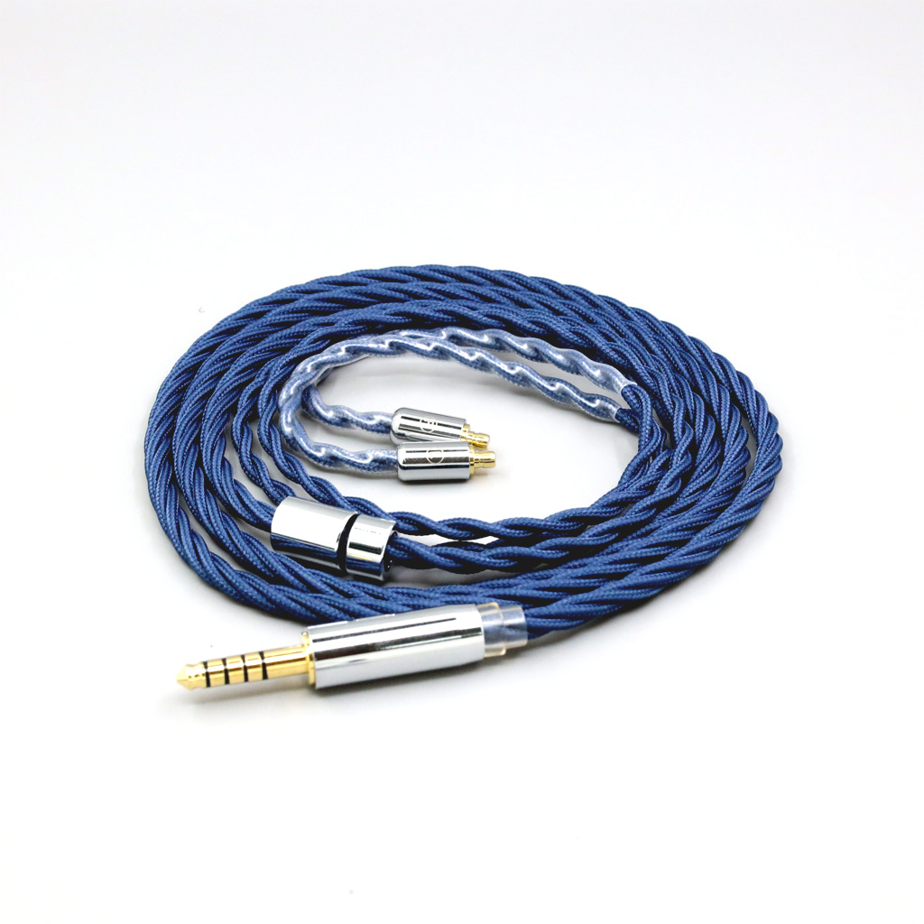 99% Pure Silver OCC Graphene Alloy Full Sleeved Earphone Cable For Acoustune HS 1695Ti 1655CU 1695Ti 1670SS