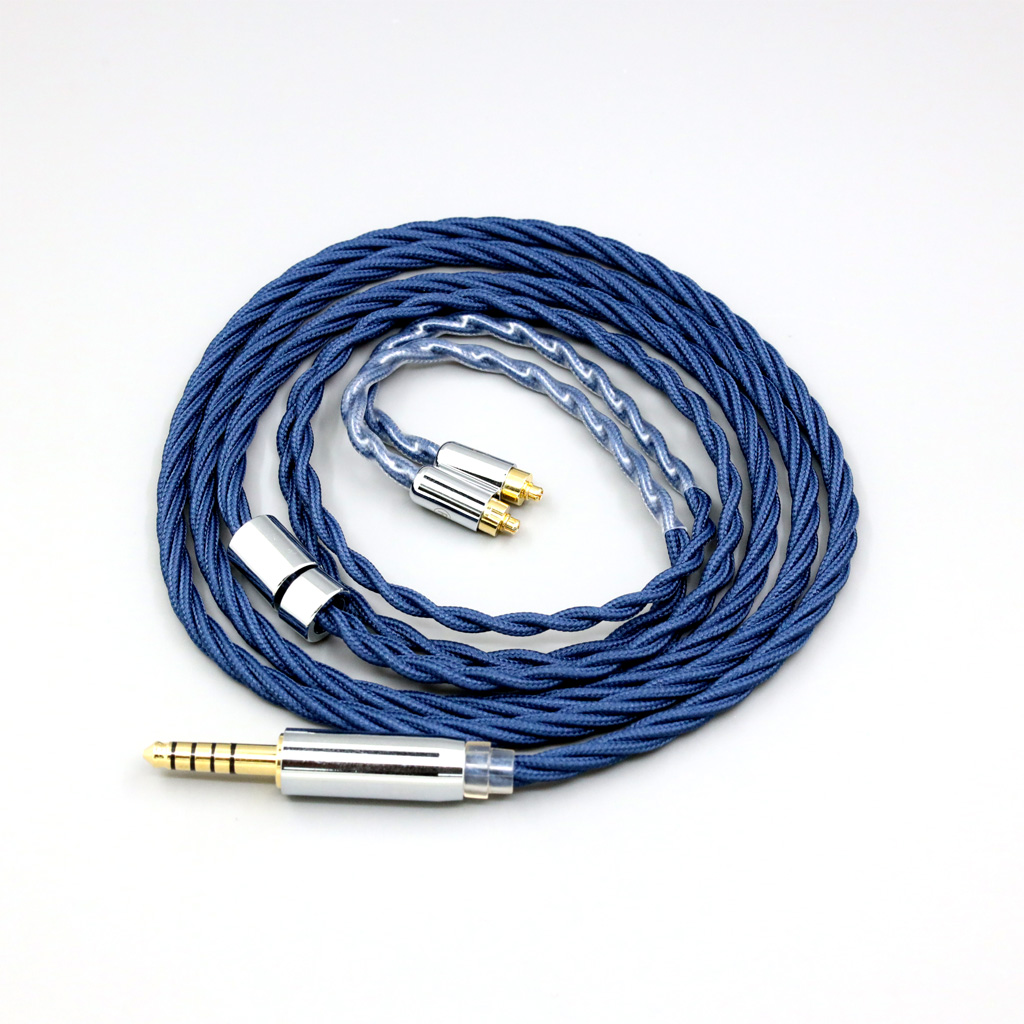 99% Pure Silver OCC Graphene Alloy Full Sleeved Earphone Cable For Dunu dn-2002 Earphone Cable