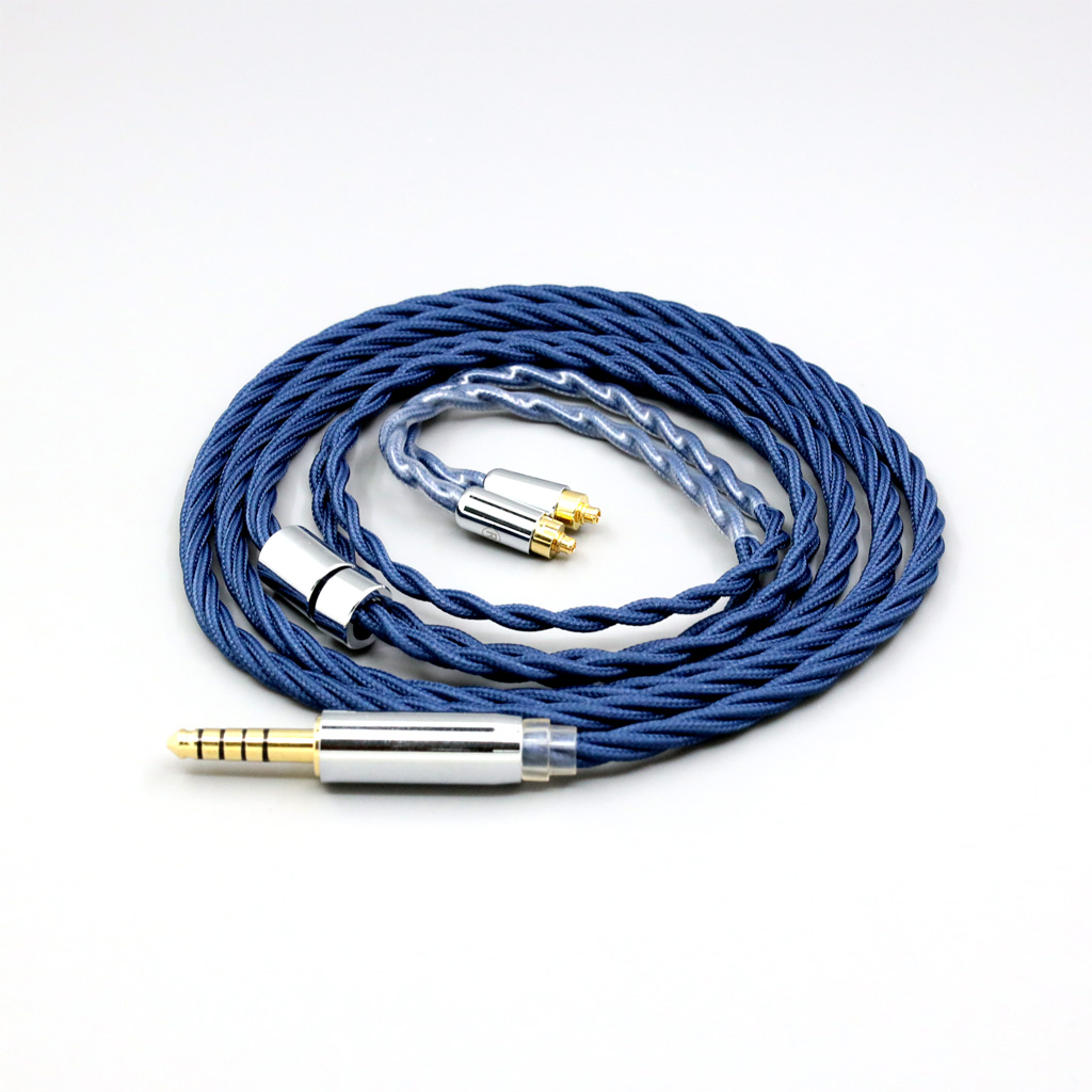 99% Pure Silver OCC Graphene Alloy Full Sleeved Earphone Cable For Dunu dn-2002 Earphone Cable