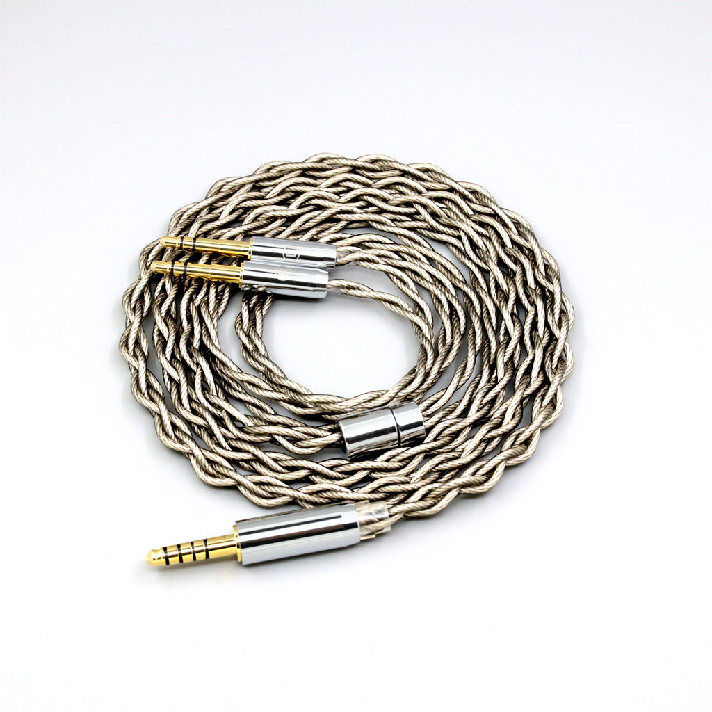 99% Pure Silver + Graphene Plated Shield Earphone Cable For Final Audio D8000 AFDS pro Design Pandora Hope vi Yamaha YH-5000SE