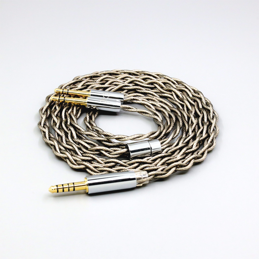 99% Pure Silver + Graphene Plated Shield Earphone Cable For Final Audio D8000 AFDS pro Design Pandora Hope vi Yamaha YH-5000SE