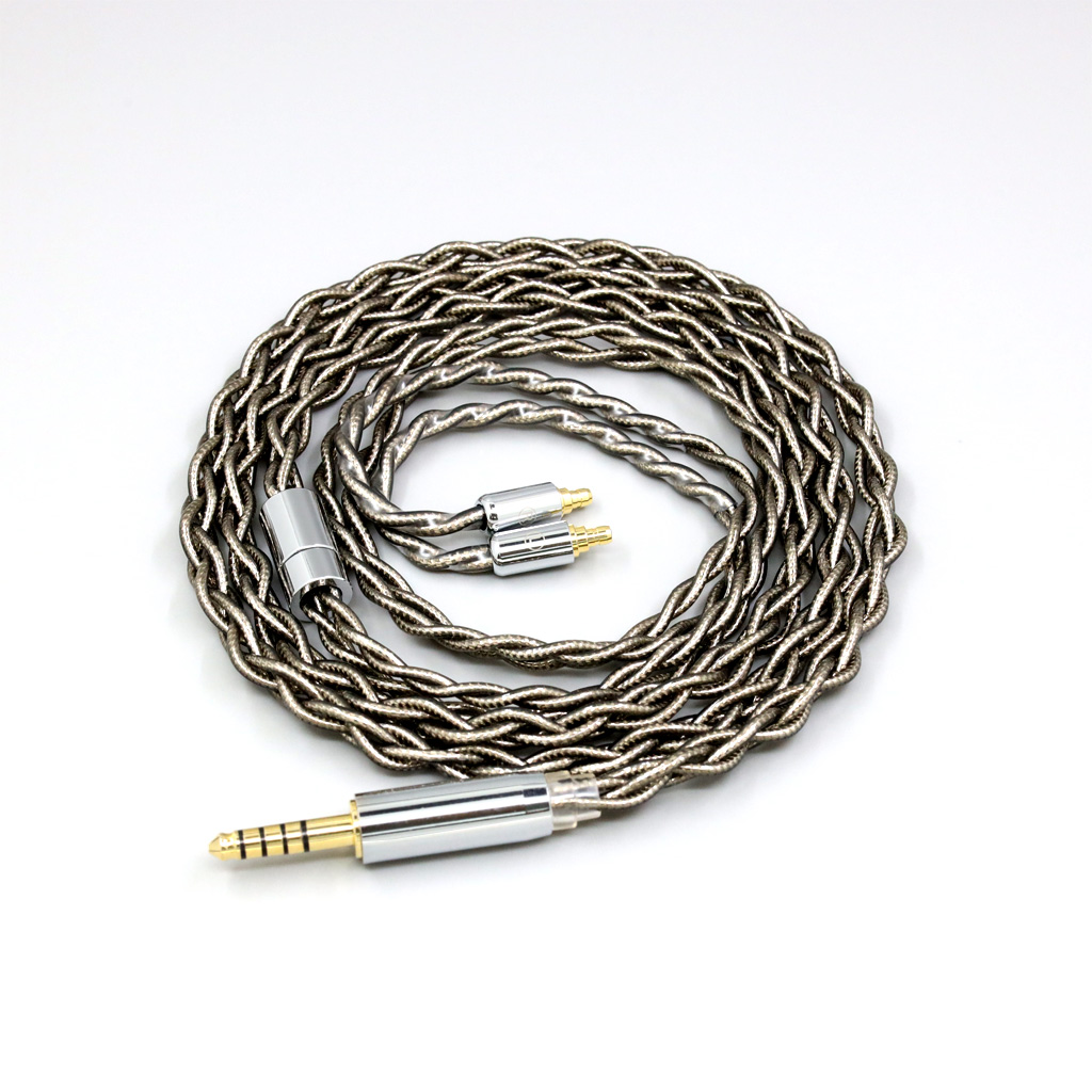 99% Pure Silver Palladium + Graphene Gold Earphone Shielding Cable For Sennheiser IE100 IE400 IE500 Pro 4 core