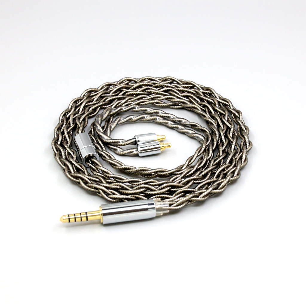 99% Pure Silver Palladium + Graphene Gold Earphone Shielding Cable For Sennheiser IE100 IE400 IE500 Pro 4 core