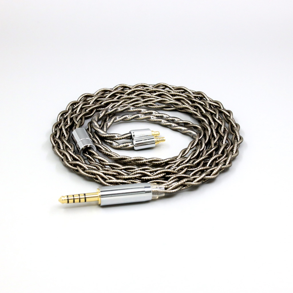 99% Pure Silver Palladium + Graphene Gold Earphone Shielding Cable For Sennheiser IE100 IE400 IE500 Pro 4 core