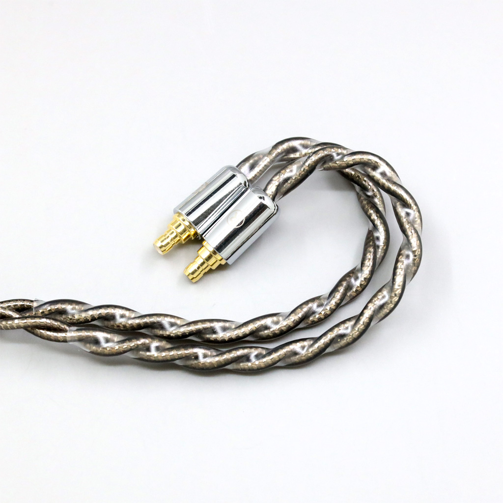 99% Pure Silver Palladium + Graphene Gold Earphone Shielding Cable For Sennheiser IE100 IE400 IE500 Pro 4 core