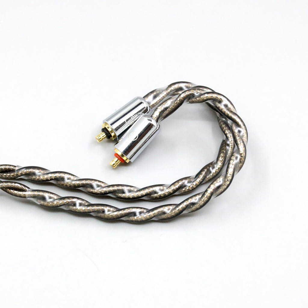 99% Pure Silver Palladium + Graphene Gold Earphone Cable For UE Live UE6 Pro Lighting SUPERBAX IPX 4 core 