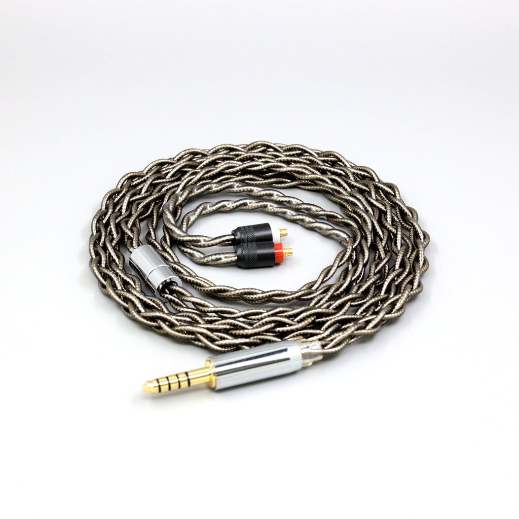 99% Pure Silver Palladium + Graphene Gold Earphone Shielding Cable For Sony IER-M7 IER-M9 IER-Z1R Headset 4 core