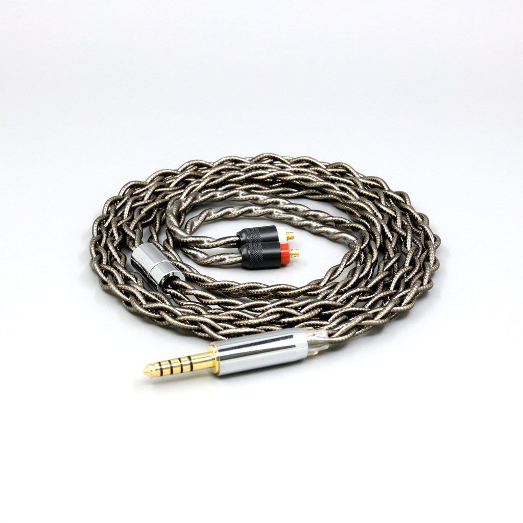 99% Pure Silver Palladium + Graphene Gold Earphone Shielding Cable For Sony IER-M7 IER-M9 IER-Z1R Headset 4 core