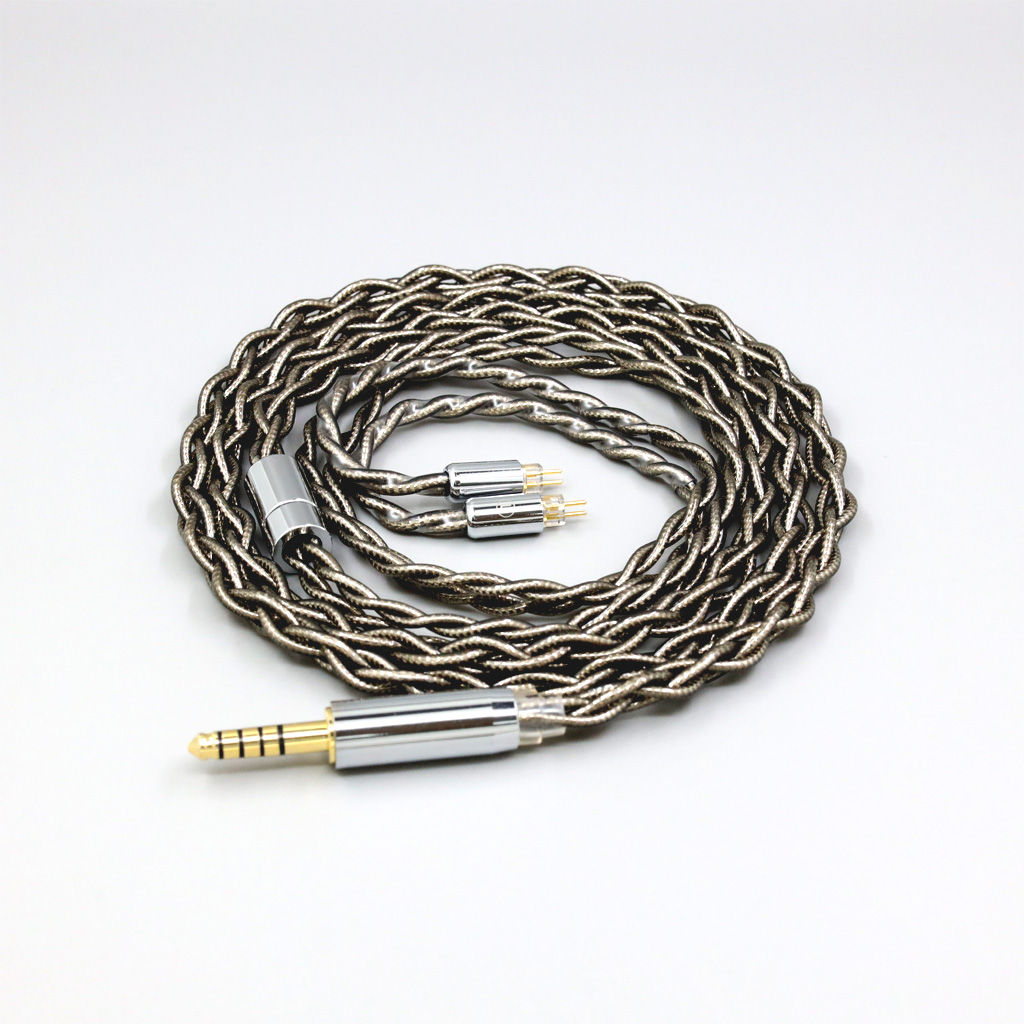 99% Pure Silver Palladium + Graphene Gold Earphone Cable For 0.78mm 2pin BA Westone W4r UM3X UM3RC JH13 High Step