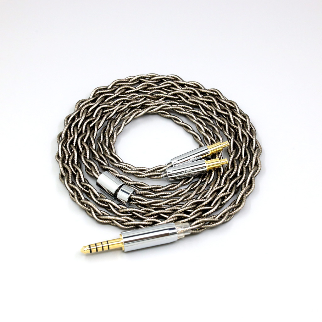 99% Pure Silver Palladium + Graphene Gold Shielding Earphone Cable For Audio Technica ATH-ADX5000 MSR7b 770H 990H A2DC