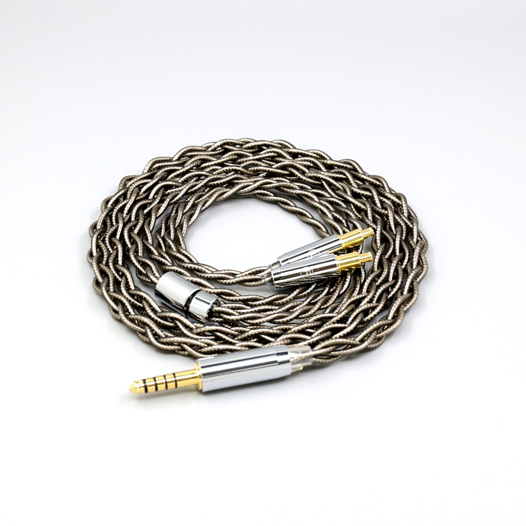 99% Pure Silver Palladium + Graphene Gold Shielding Earphone Cable For Audio Technica ATH-ADX5000 MSR7b 770H 990H A2DC