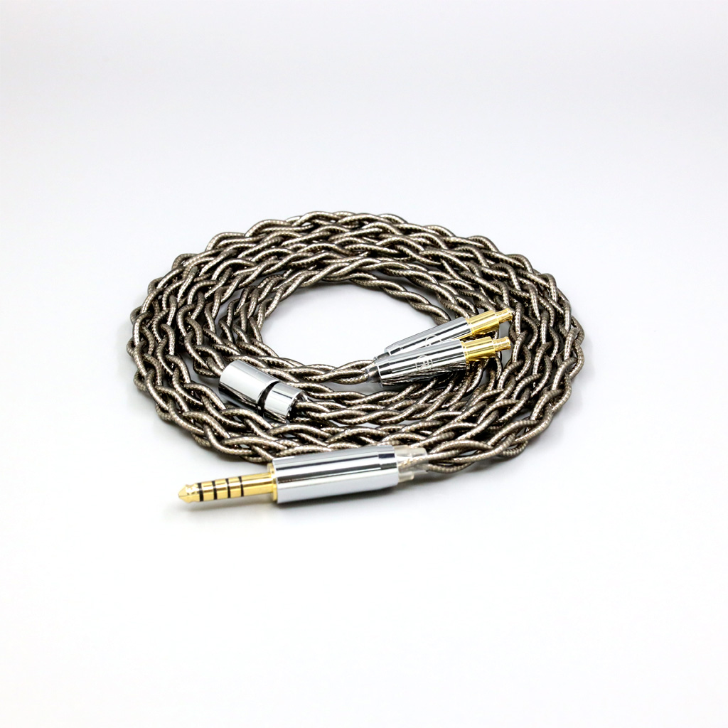 99% Pure Silver Palladium + Graphene Gold Shielding Earphone Cable For Audio Technica ATH-ADX5000 MSR7b 770H 990H A2DC
