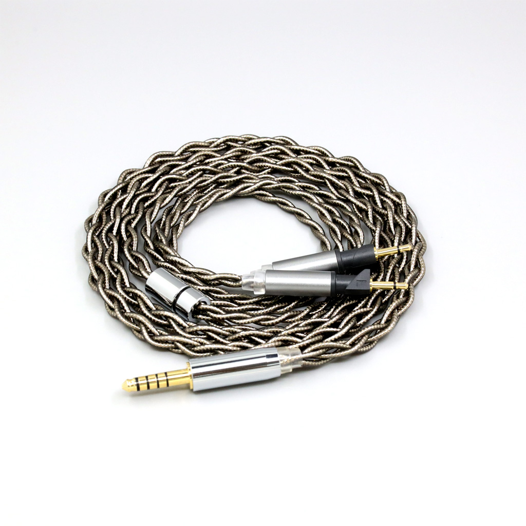 99% Pure Silver Palladium + Graphene Gold Earphone Cable For Abyss Diana v2 phi TC X1226lite 1:1 headphone pin