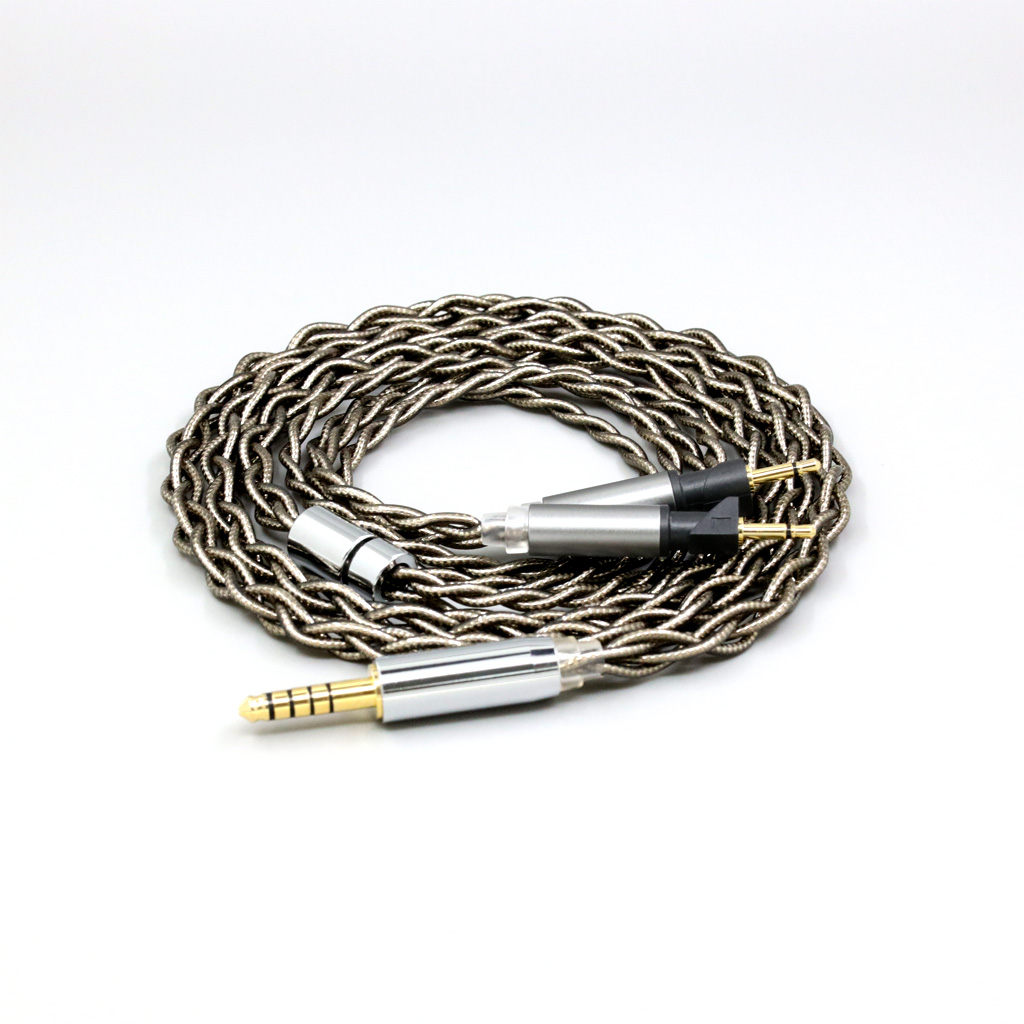 99% Pure Silver Palladium + Graphene Gold Earphone Cable For Abyss Diana v2 phi TC X1226lite 1:1 headphone pin