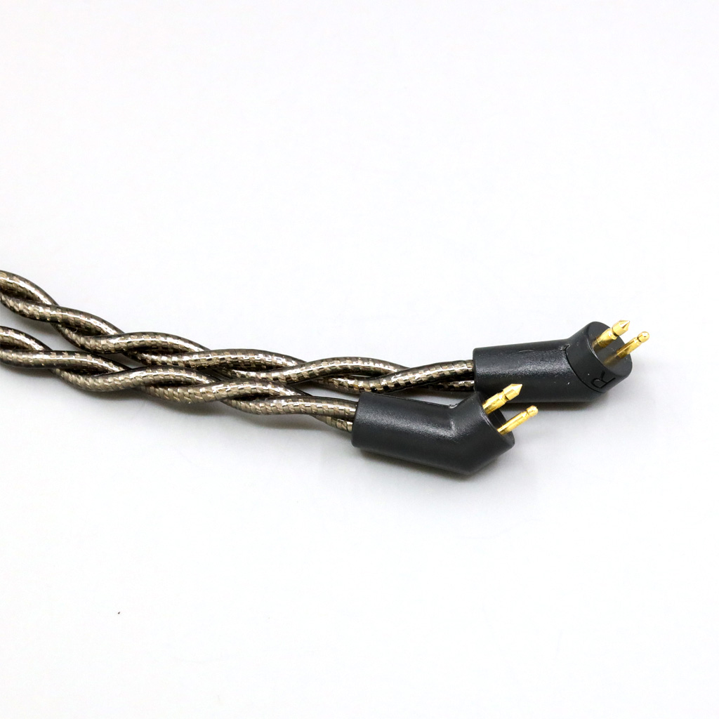 99% Pure Silver Palladium + Graphene Gold Shielding Earphone Cable For Etymotic ER4B ER4PT ER4S ER6I ER4 2pin