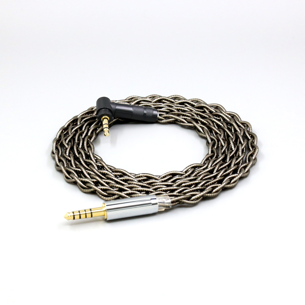99% Pure Silver Palladium + Graphene Gold Earphone Shielding Cable For Fostex T50RP Mk3 T40RP Mk2 T20RP Mk2 Dekoni Audio Blue