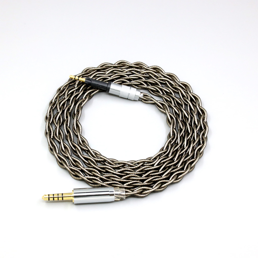 99% Pure Silver Palladium + Graphene Gold Earphone Shielding Cable For Sennheiser HD6 HD7 HD8 MIX DJ HD595 4 core
