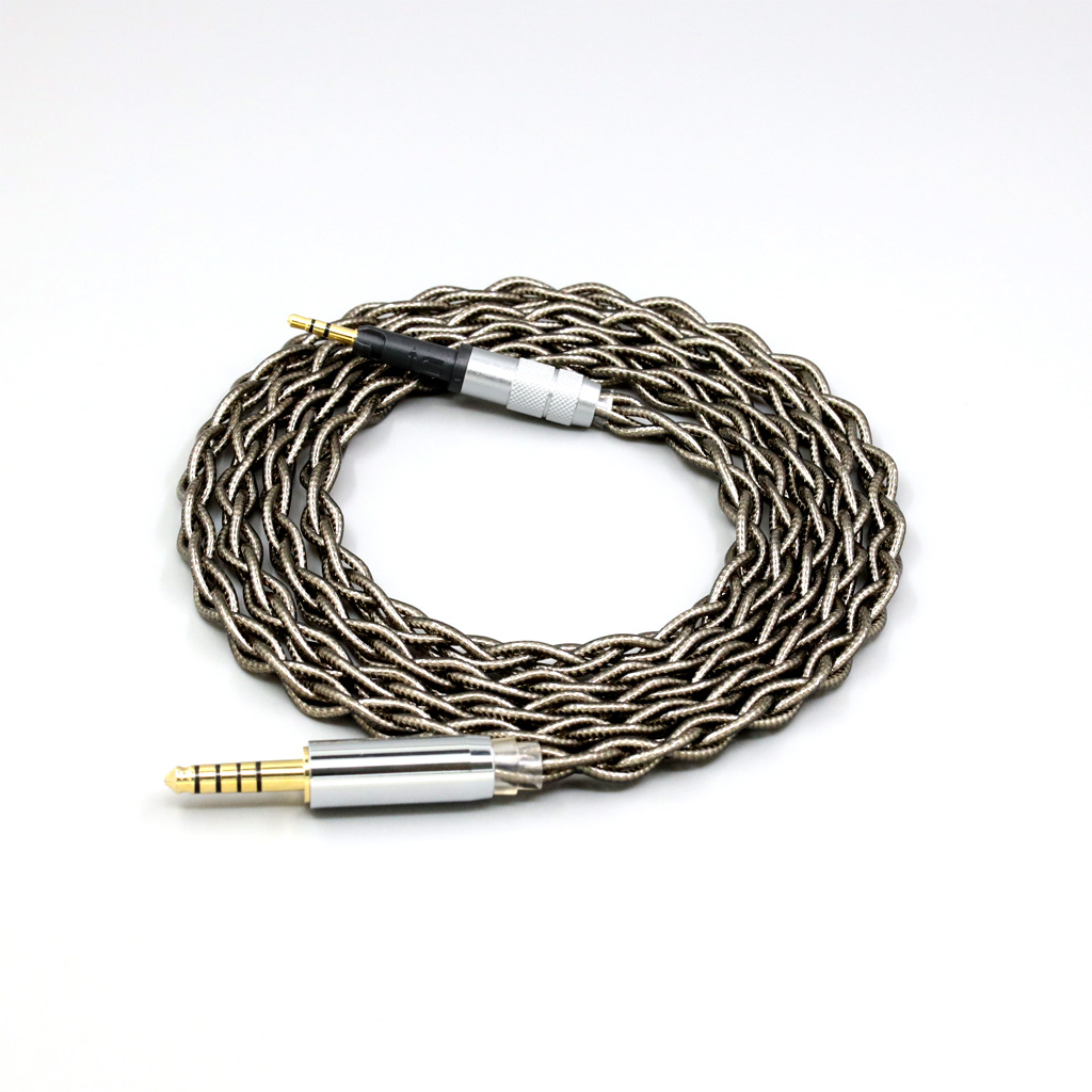 99% Pure Silver Palladium + Graphene Gold Earphone Shielding Cable For Sennheiser HD6 HD7 HD8 MIX DJ HD595 4 core