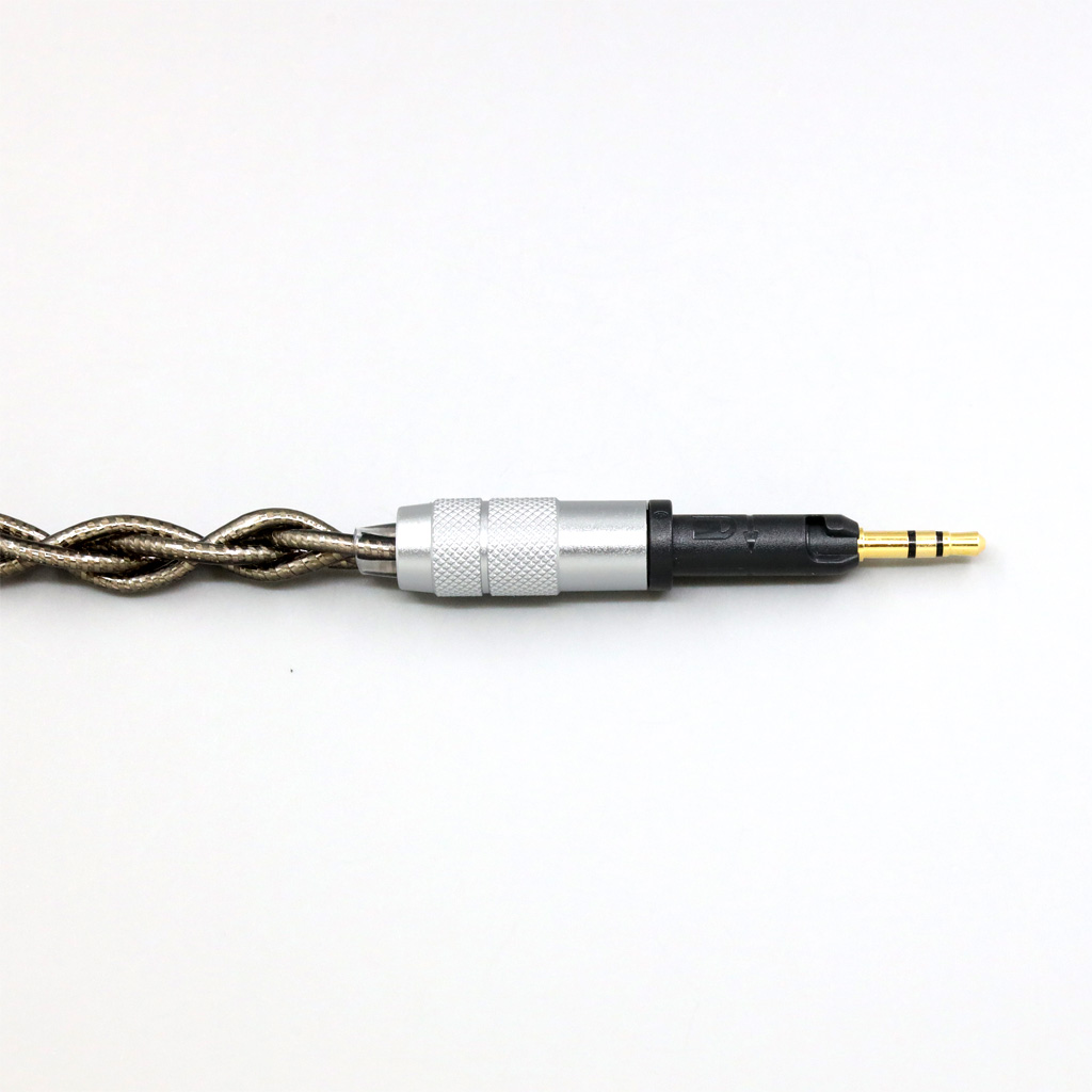 99% Pure Silver Palladium + Graphene Gold Earphone Shielding Cable For Sennheiser HD6 HD7 HD8 MIX DJ HD595 4 core