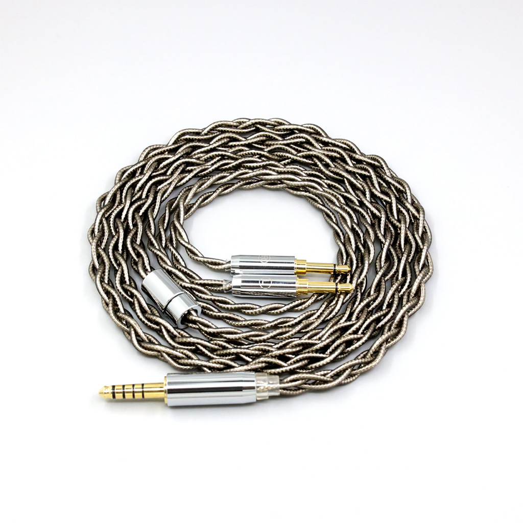 99% Pure Silver Palladium + Graphene Gold Earphone Cable For Hifiman Sundara Ananda HE1000se HE6se he400se Arya He-35x XS