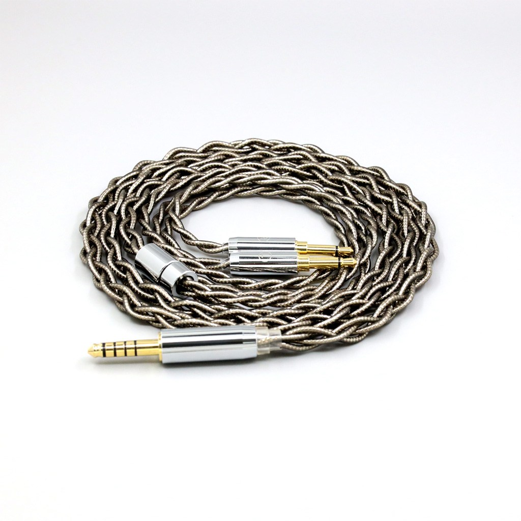 99% Pure Silver Palladium + Graphene Gold Earphone Cable For Hifiman Sundara Ananda HE1000se HE6se he400se Arya He-35x XS