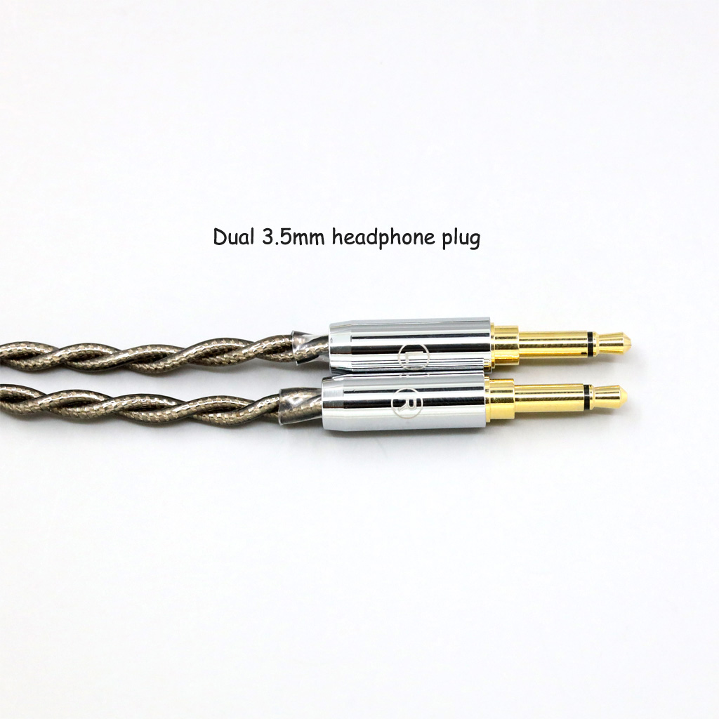 99% Pure Silver Palladium + Graphene Gold Earphone Cable For Hifiman Sundara Ananda HE1000se HE6se he400se Arya He-35x X