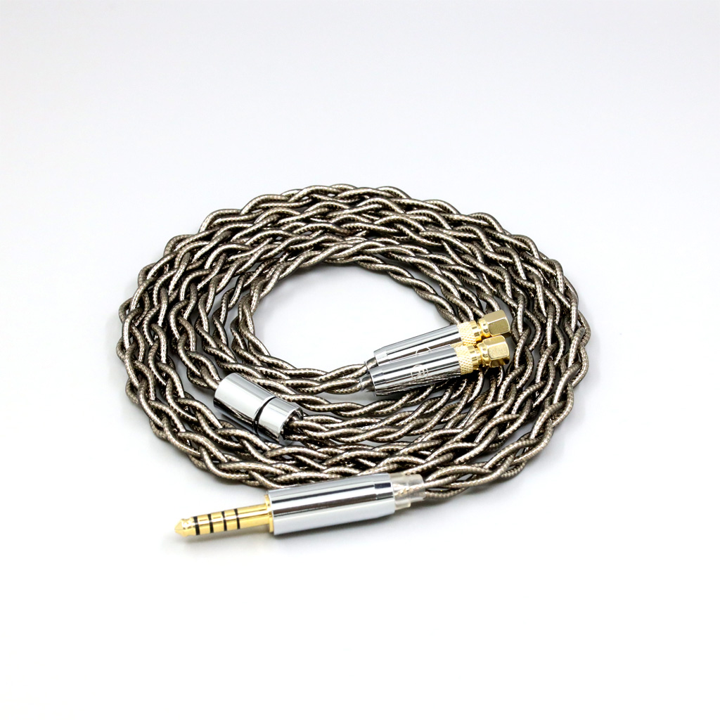 99% Pure Silver Palladium + Graphene Gold Earphone Shielding Cable For HiFiMan HE400 HE5 HE6 HE300 HE4 HE500 HE6 Headphone