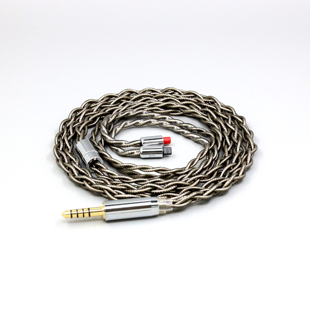 99% Pure Silver Palladium + Graphene Gold Earphone Shielding Cable for Audio-Technica ATH-IM50 IM70 IM01 IM02 IM03 IM04