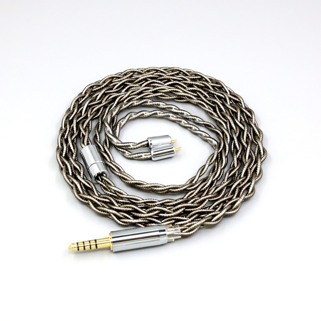 99% Pure Silver Palladium + Graphene Gold Earphone Shielding Cable For 0.78mm Flat Step JH Audio JH16 Pro JH11 Pro 5 6 7 BA