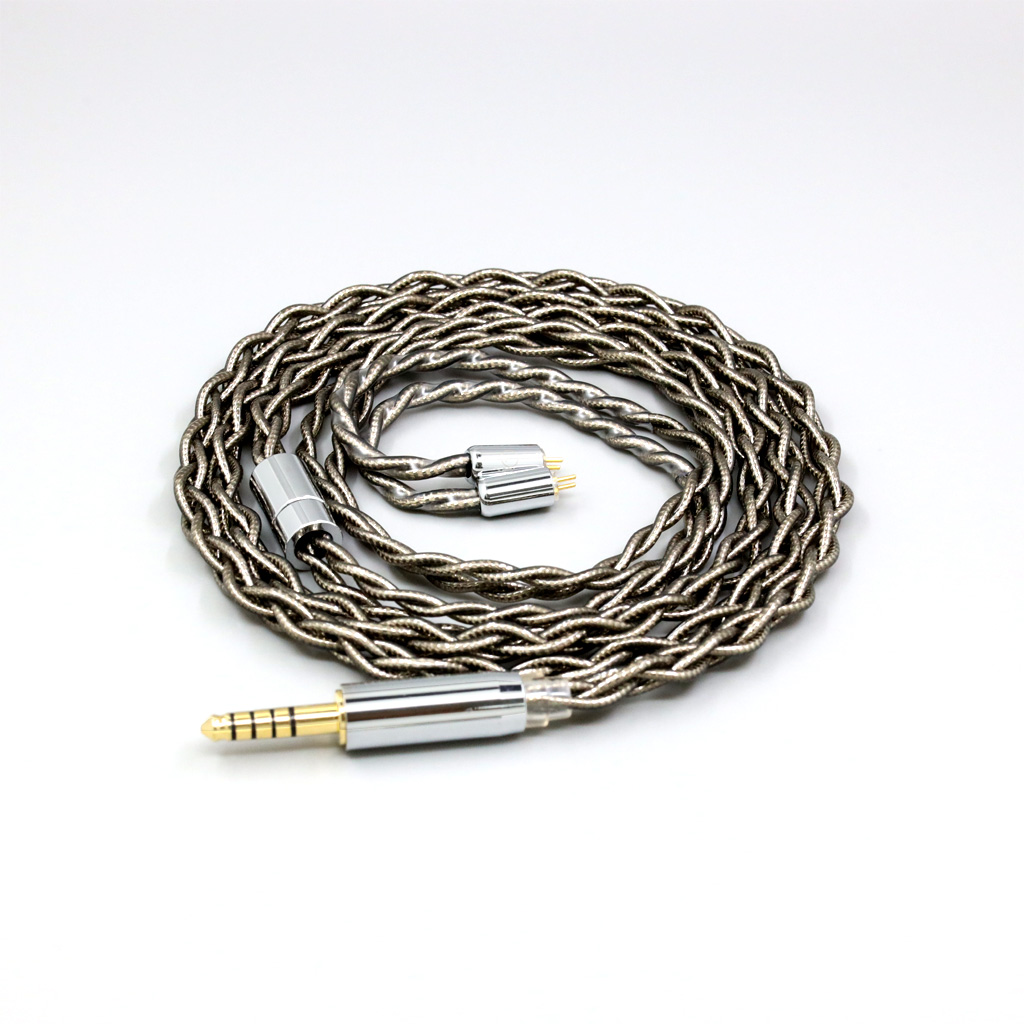 99% Pure Silver Palladium + Graphene Gold Earphone Shielding Cable For 0.78mm Flat Step JH Audio JH16 Pro JH11 Pro 5 6 7 BA