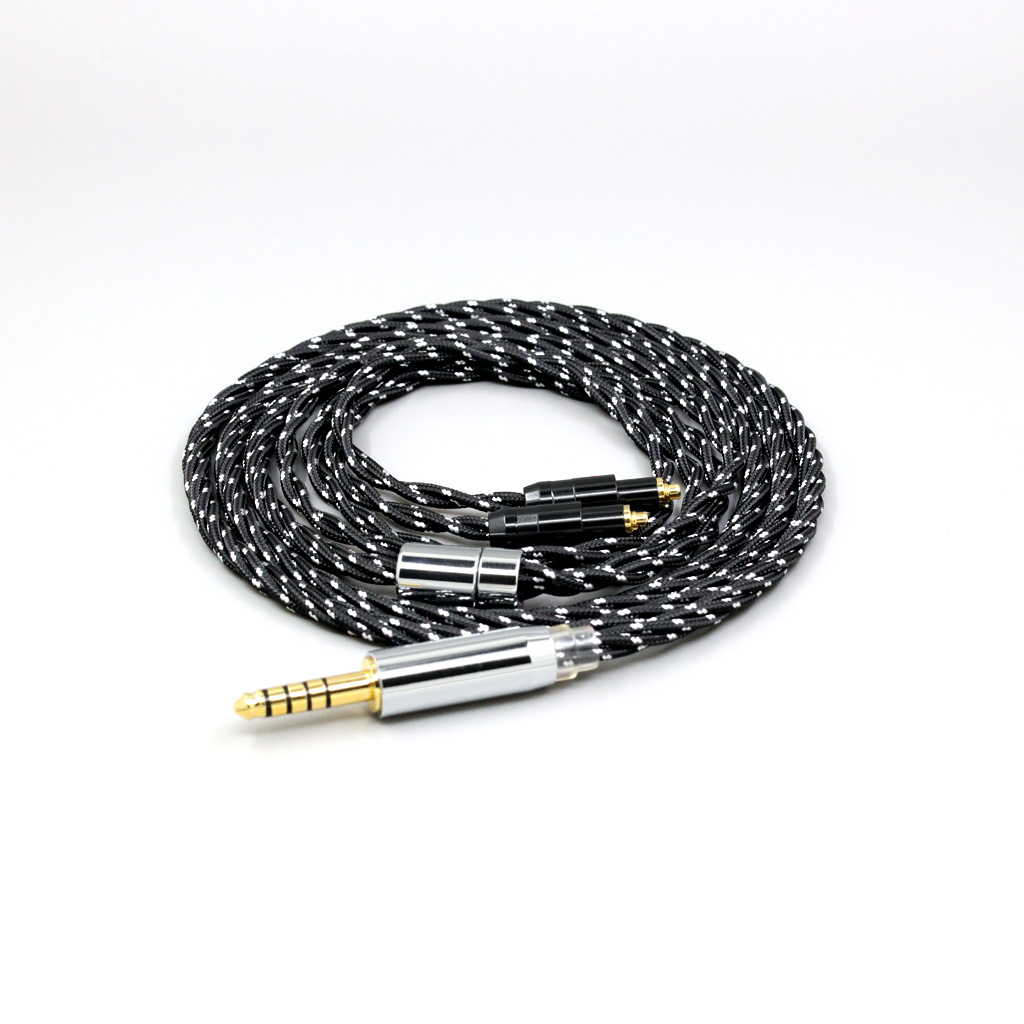 OCC Mixed OFC Twisting Nylon Earphone Cable For Shure SRH1540 SRH1840 SRH1440 Headphone