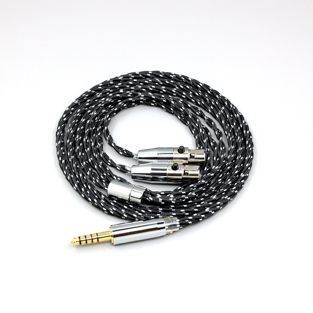 OCC Mixed OFC Twisting Nylon Earphone Cable For Audeze LCD-3 LCD-2 LCD-X LCD-XC LCD-4z LCD-MX4 LCD-GX lcd Headphone