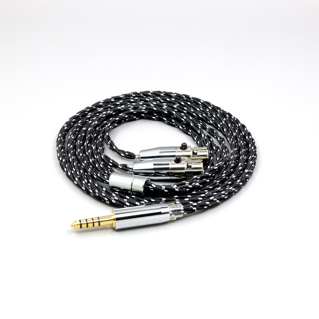 OCC Mixed OFC Twisting Nylon Earphone Cable For Audeze LCD-3 LCD-2 LCD-X LCD-XC LCD-4z LCD-MX4 LCD-GX lcd Headphone