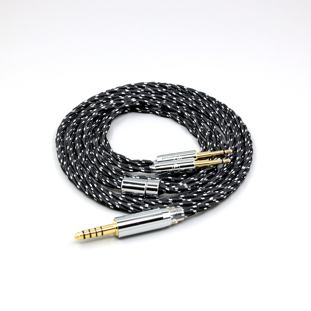 OCC Mixed OFC Twisting Nylon Earphone Cable For Sennheiser HD477 HD497 HD212 PRO EH250 EH350 2.5mm pin