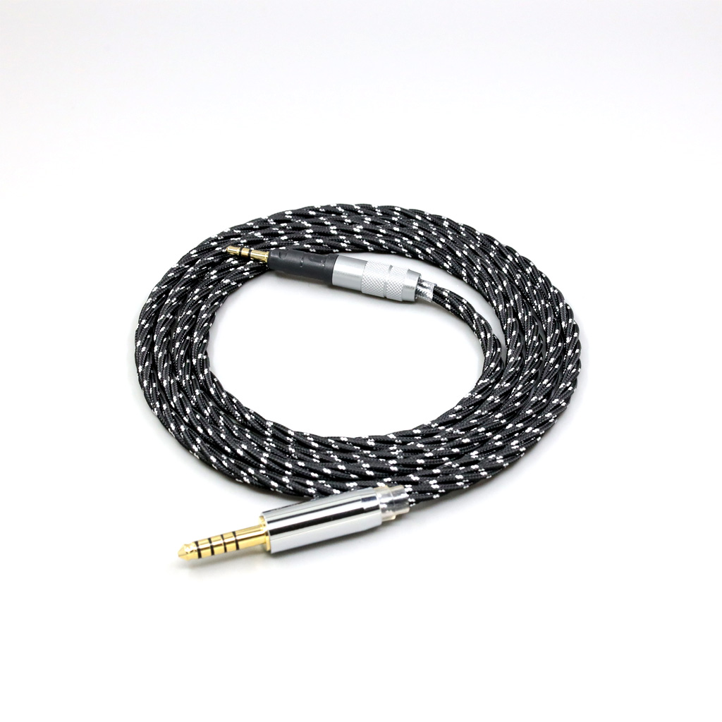 OCC Mixed OFC Twisting Nylon Earphone Cable For Audio Technica ATH-M50x ATH-M40x ATH-M70x ATH-M60x