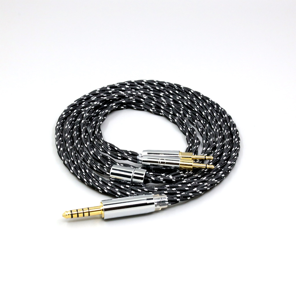 OCC Mixed OFC Twisting Nylon Earphone Cable For Sennheiser HD700 Headset 2.5mm pin Headphone